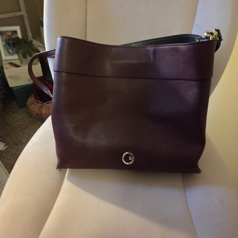 Gianni Bini Deep Burgundy Shoulder Bag